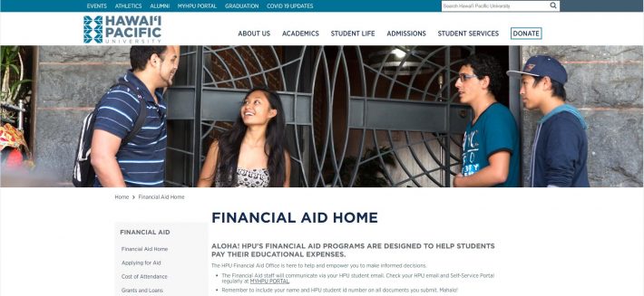 Financial Aid - Hawaii Pacific University